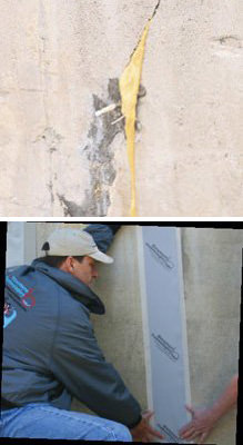 cracked foundation repair Henrietta NY