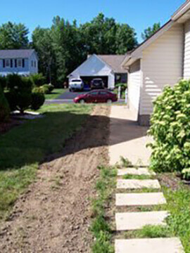 yard drainage rochester and buffalo ny